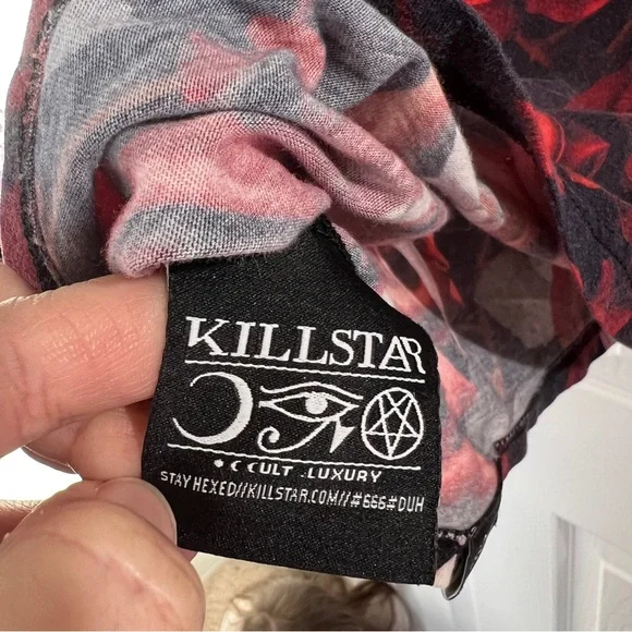 Killstar Red and Black Graphic Tee - Picture 8 of 15